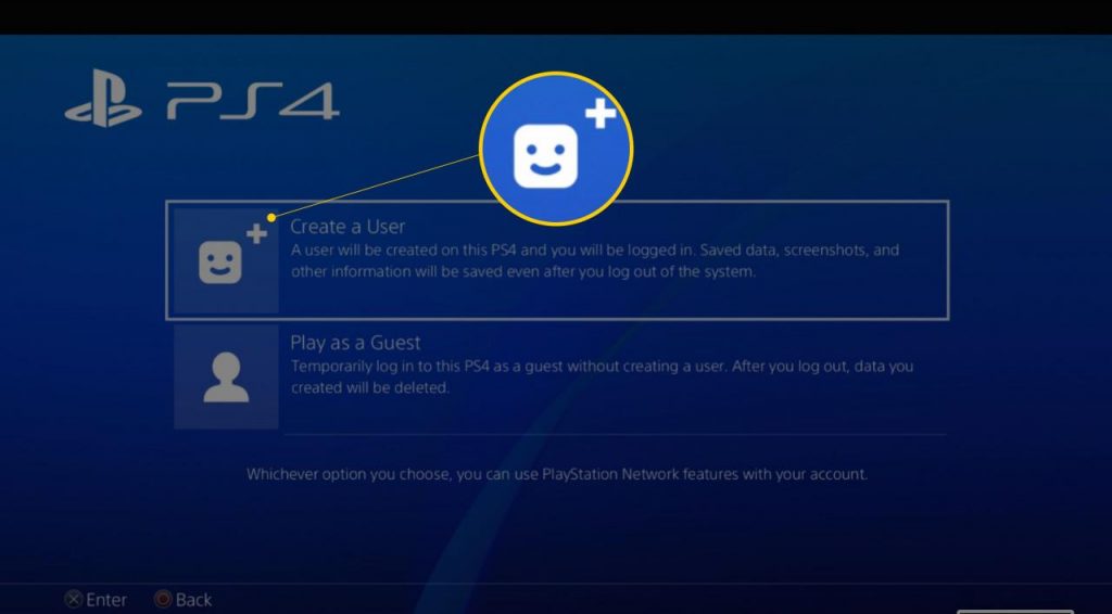 Как войти в сеть playstation network на ps4