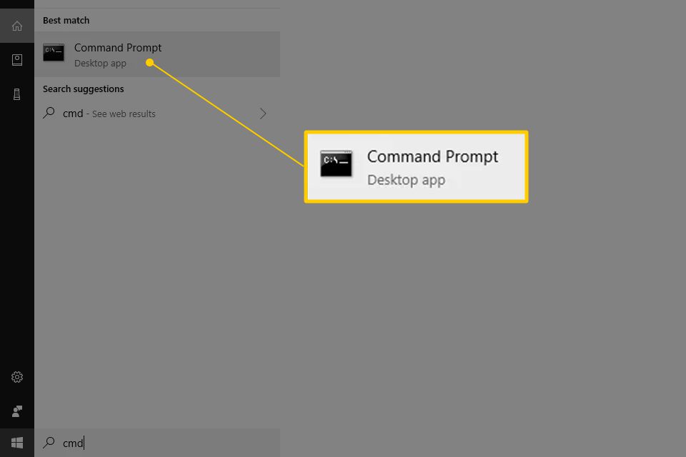 how open command prompt windows 10