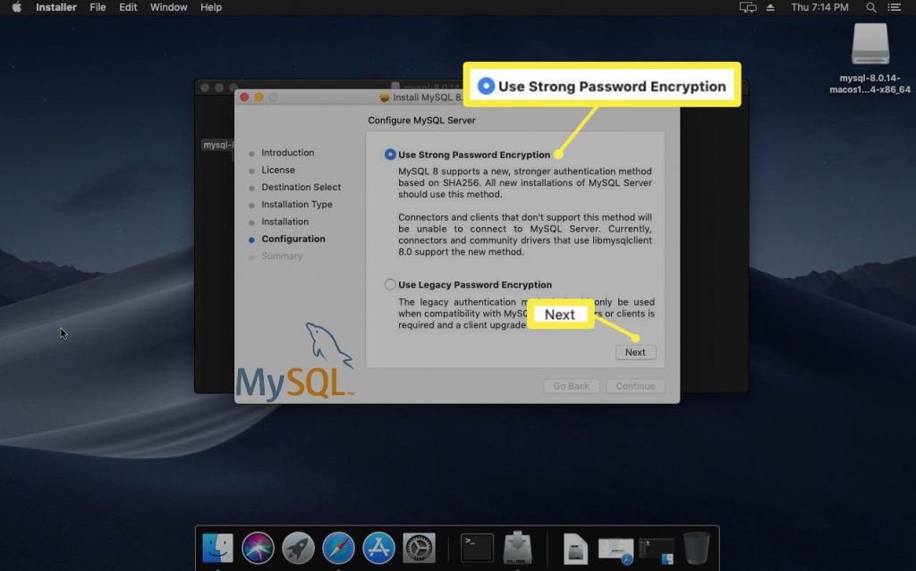 Удалить mysql mac os