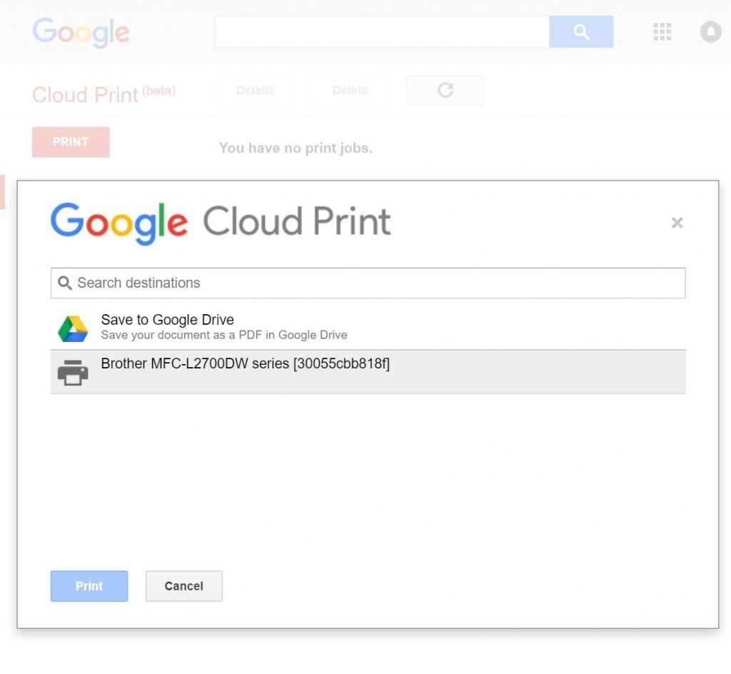Jak drukować z dowolnego miejsca dzięki Google Cloud Print